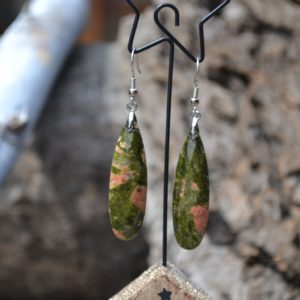 Boucles d'Oreilles Jaspe