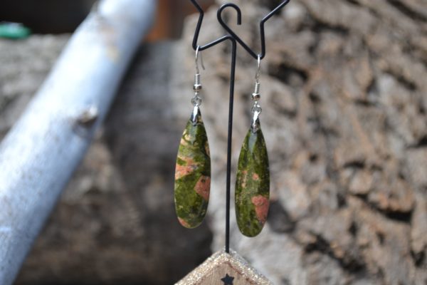 Boucles d'Oreilles Jaspe