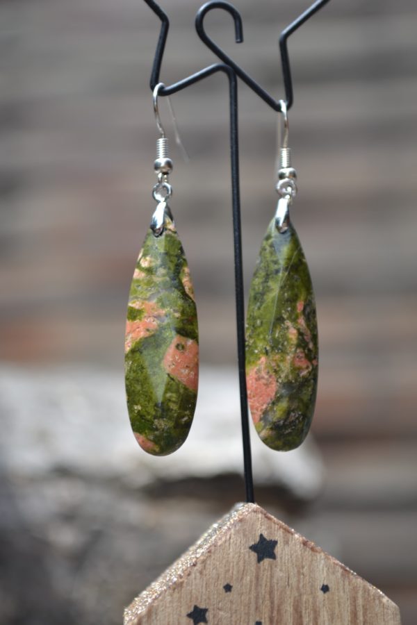 Boucles d'Oreilles Jaspe – Image 2