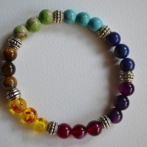 Bracelet Equilibre 7 chakras 8mm