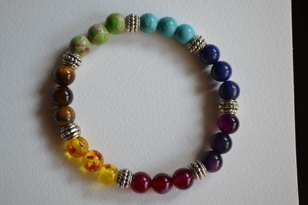 Bracelet Equilibre 7 chakras 8mm