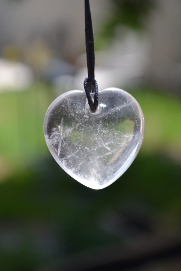 Pendentif cœur Pureté Cristal de Roche
