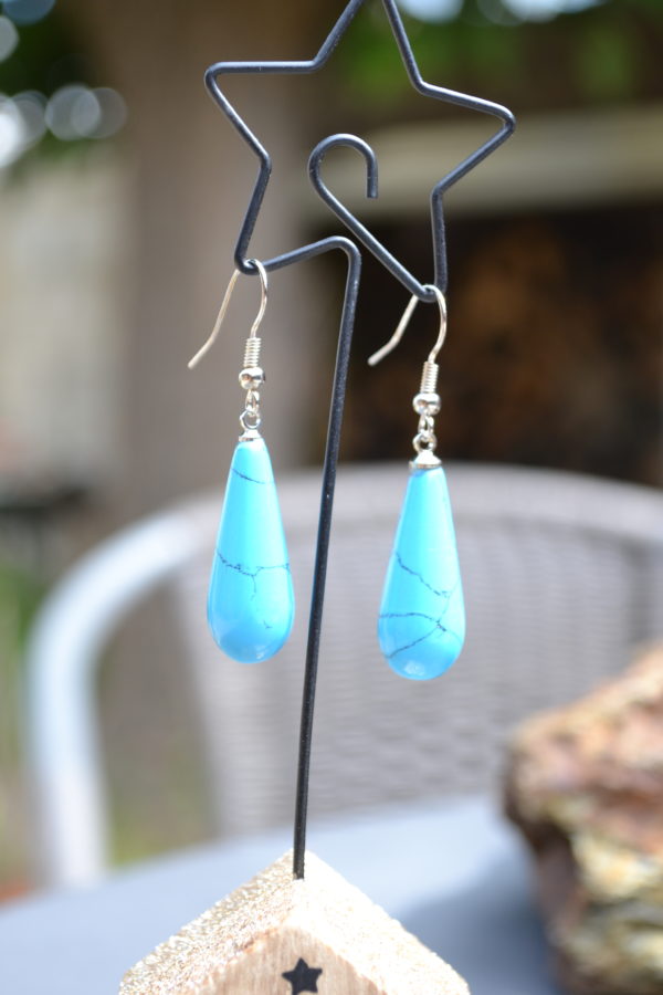Boucles d'oreilles Turquoise