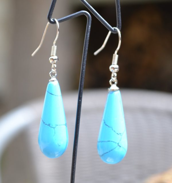 Boucles d'oreilles Turquoise – Image 2