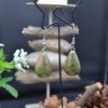Boucles d'oreilles gouttes en Unakite