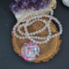 Collier long Quartz rose et Jaspe – Image 4