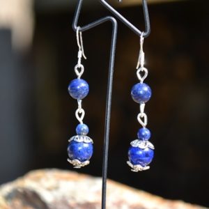 Boucles d'oreilles en Lapis Lazuli