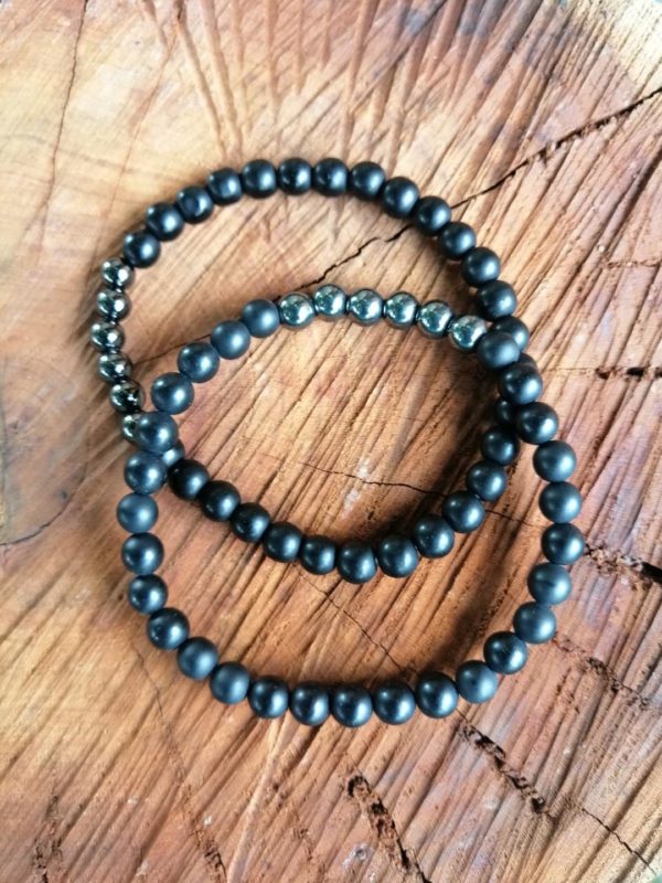 Bracelet Onyx et Hématite – Image 2