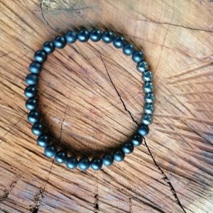 Bracelet Onyx et Hématite