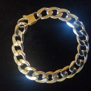 Bracelet chaine acier inox