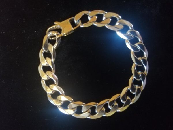 Bracelet chaine acier inox