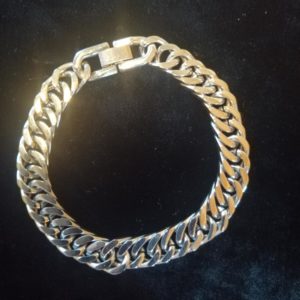 Bracelet chaine acier inox