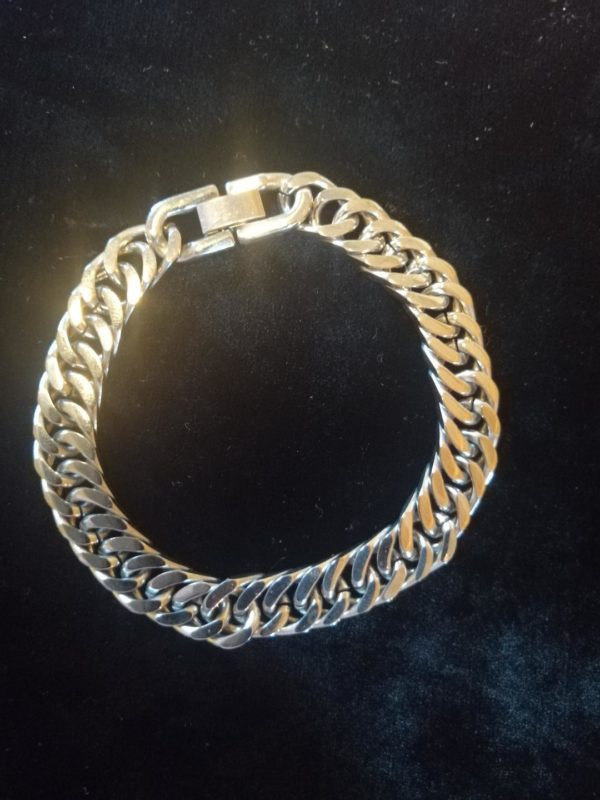 Bracelet chaine acier inox