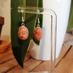 Boucles d'oreilles en Jaspe