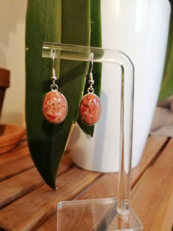 Boucles d'oreilles en Jaspe