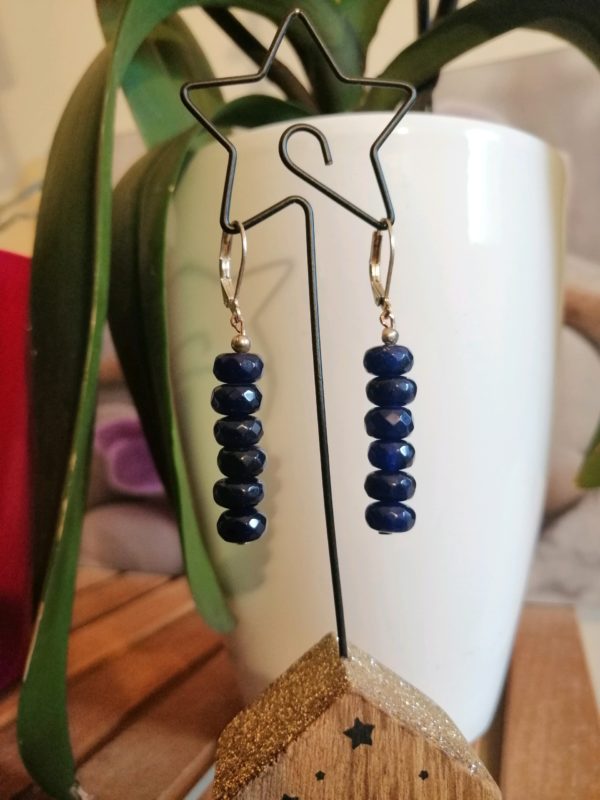 Boucles d'oreilles en Saphir