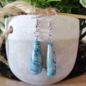 Boucles d'oreilles Apatite