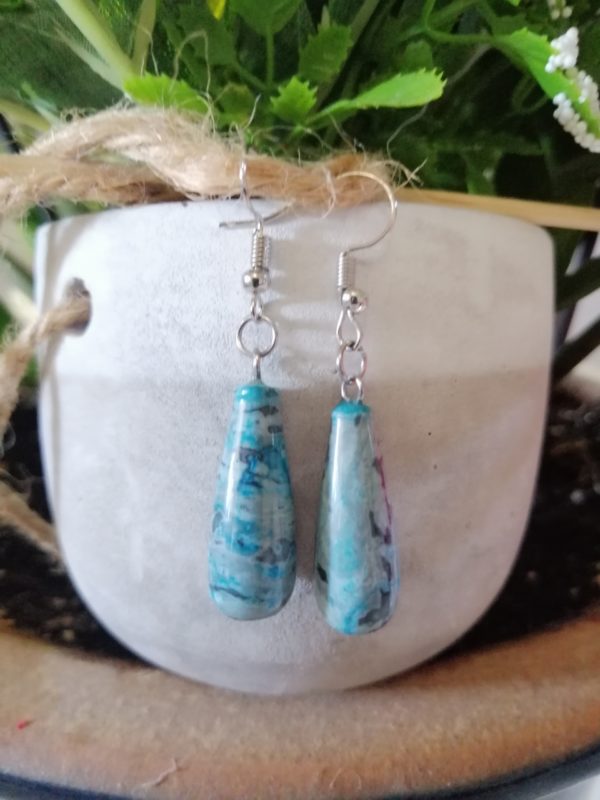Boucles d'oreilles Apatite